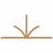 Ekena Millwork Richland Timber Gable Bracket, Western Red Cedar, 108"W x 49"H x 3 1/2"D x 3 1/2"F, 11/12 Pitch GBW108X49X0404RIC00SWR - alternate 1
